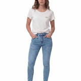 Jeans Mujer Stretch Denim Mid Indigo Cat