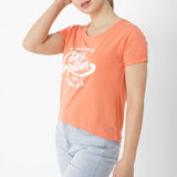 Remera Mujer Joyce Crop Tee Violeta Cat