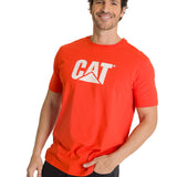 Remera Unisex Cat Logo Tee Rojo Cat