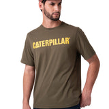 Remera Hombre Caterpillar Logo Tee Verde Cat