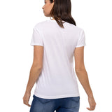 Remera Mujer Cat Script V Neck Te Blanco Cat