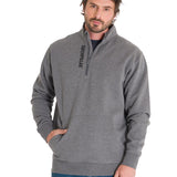 Buzo Hombre Midweight Quarter Zi Gris Cat