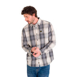 Camisa Hombre Foundation Ls Shirt Beige Cat