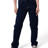 Jeans Mujer Denim High-Rise Stra Indigo Cat