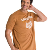 Remera Hombre Heritage The Ten Tee Marron Cat