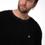Buzo Hombre Sherpa Crewneck Negro Cat