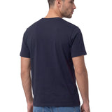 Remera Hombre Heritage Peoria Grap Azul Cat