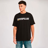 Remera Unisex Caterpillar Logo Tee Negro Cat