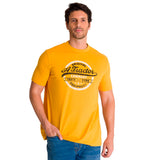 Remera Hombre Historic Original Tr Amarillo Cat