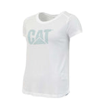 Remera Mujer Logo Tm Graphic Tee Blanco Cat
