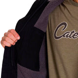 Chaqueta Hombre Hooded Sherpa Lined Negro Cat