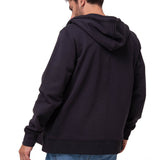 Buzo Hombre Fleece Cat Patch Ful Negro Cat