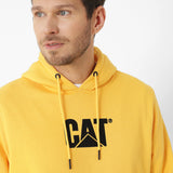 Buzo Unisex Fleece Cat Logo Pull Amarillo Cat