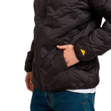 Chaqueta Hombre Bonded Medium Weight Negro Cat