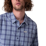 Camisa Manga Corta Hombre Poplin s/s shirt ii Azul Cat