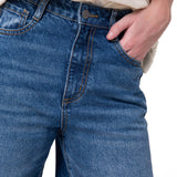 Jeans Mujer Denim Wide Leg Indigo Cat