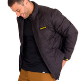 Chaqueta Hombre Bonded Medium Weight Negro Cat