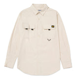 Camisa Hombre Utility L/S Shirt Beige Cat