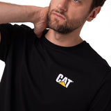 Remera Hombre Cat Small Logo Tee Negro Cat