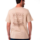 Remera Hombre Heritage Graphic Tee Beige Cat