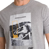 Remera Hombre Everyday Workwear Gr Gris Cat