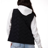 Chaleco Mujer W Mediumweight Insul Negro Cat