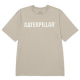 Remera Caterpillar Logo Tee Beige Cat