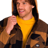 Chaqueta Hombre Hooded Flannel Negro Cat