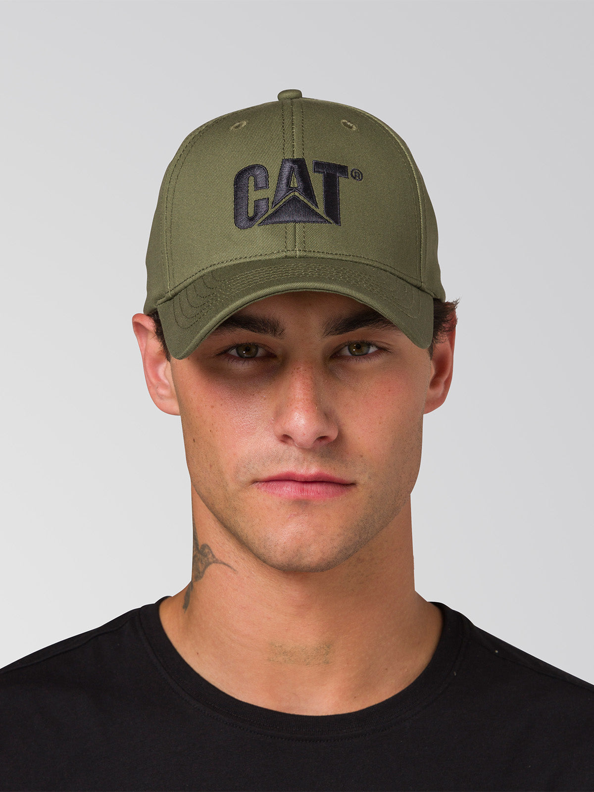 Gorro Hombre Cat Logo  Hat Verde Cat