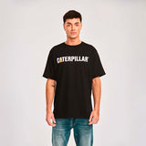 Remera Unisex Caterpillar Logo Tee Negro Cat