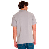 Remera Hombre Cat Logo Pique Polo Gris Cat