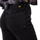 Jeans Mujer Stretch Denim Mid Negro Cat