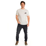 Remera Hombre Roam Free Bison Tee Beige Cat