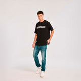 Remera Unisex Caterpillar Logo Tee Negro Cat