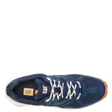 Sneaker Hombre Grapple Leather Mesh Azul Cat