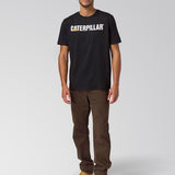 Jeans Hombre Rigid Denim Straight Marron Cat
