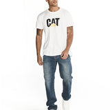 Jeans Hombre Triblend Stretch Denim Straight Gris Cat