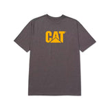 Remera Hombre Cat Logo Tee Gris Cat
