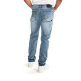 Jeans Hombre Triblend Stretch Denim Slim Gris Cat