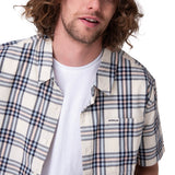 Camisa Manga Corta Poplin s/s shirt ii Beige Cat