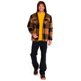 Chaqueta Hombre Hooded Flannel Negro Cat