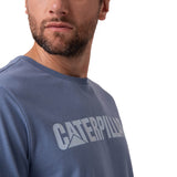 Remera Hombre Caterpillar Logo Tee Gris Cat