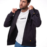 Buzo Hombre Fleece Cat Patch Ful Negro Cat