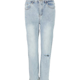 Jeans Mujer Triblend Stretch Den Celeste Cat