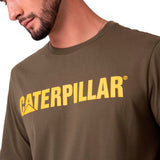 Remera Hombre Caterpillar Logo Tee Verde Cat