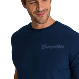 Remera Hombre Heavyweight Heritage Azul Cat