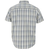 Camisa Hombre Plaid Poplin S/S Shi Gris Cat