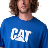 Remera Cat Logo Tee Azul Cat