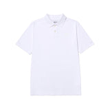 Remera Hombre Cat Logo Pique Polo Blanco Cat