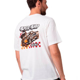 Remera Hombre Moto Graphic Tee 4 Blanco Cat